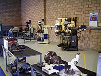 The TC Tool & Die workshop in Southgate Park